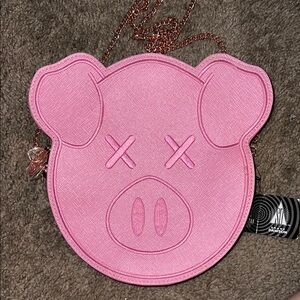 Jeffree Star Pink Piggy Leather Bag